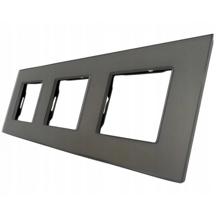 Glasrahmen Dreifach Grau Für Module MIUUN