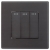 Dreifacher Wandschalter Schwarz Set Mit PVC-Rahmen MIUUN