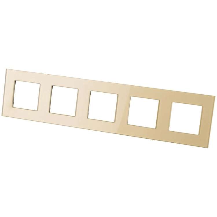Glasrahmen Fünffach Gold Für Module MIUUN