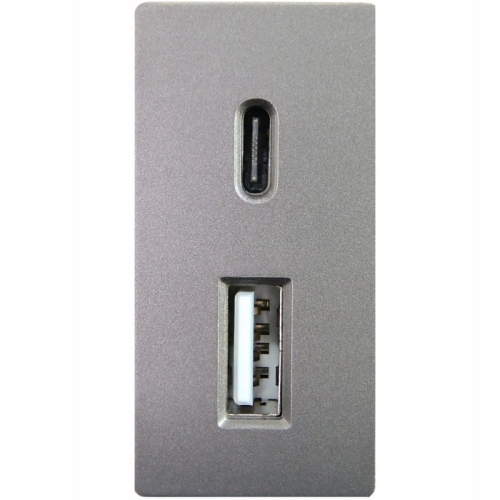 Modul Steckdose Schnelle Doppel-USB-Ladesteckdose Typ A+C 20 Wat Für Rahmen MIUUN