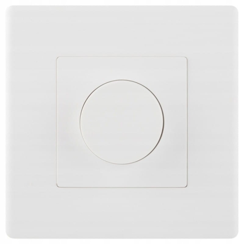 Mechanischer Lichtdimmer Weiß Set Mit PVC-Rahmen MIUUN
