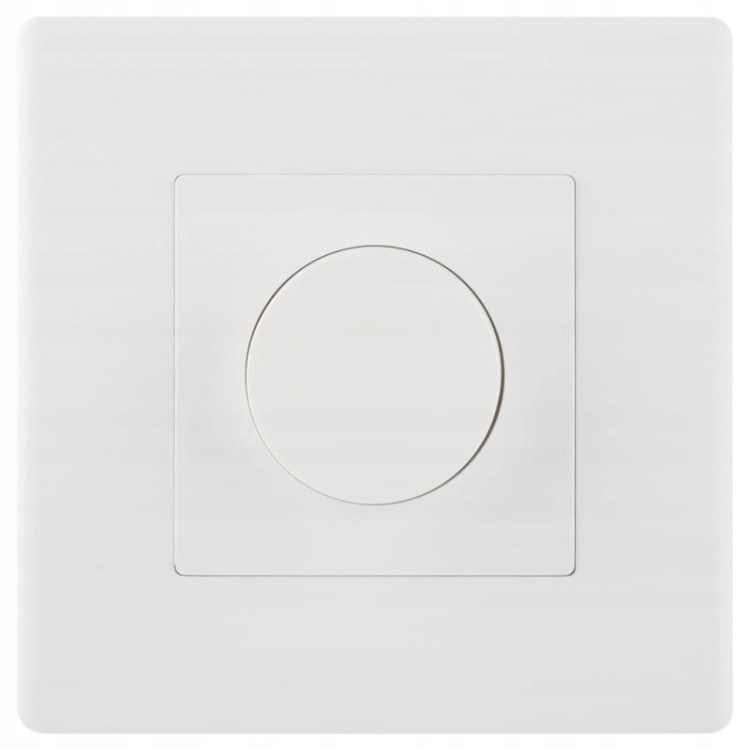 Mechanischer Lichtdimmer Weiß Set Mit PVC-Rahmen MIUUN
