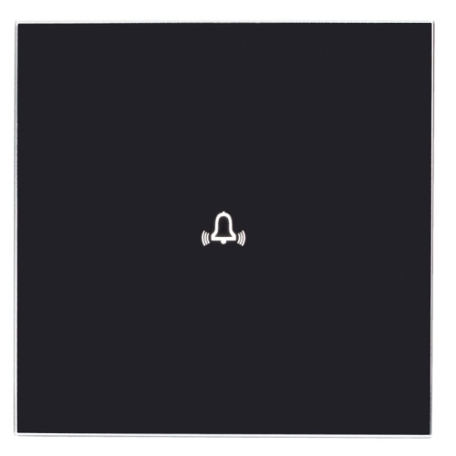 Rahmen Touch-Panel Klingeltaster Glas Schwarz Für Klingeltastermodul