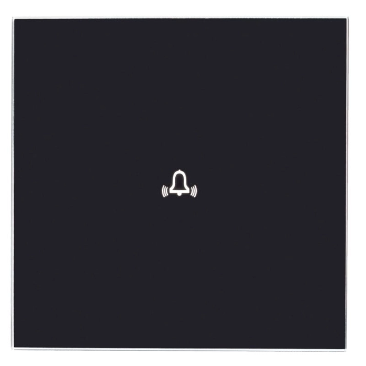 Rahmen Touch-Panel Klingeltaster Glas Schwarz Für Klingeltastermodul
