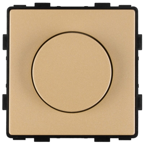 Modul Schalter Drehdimmer Für Licht Gold Für Rahmen