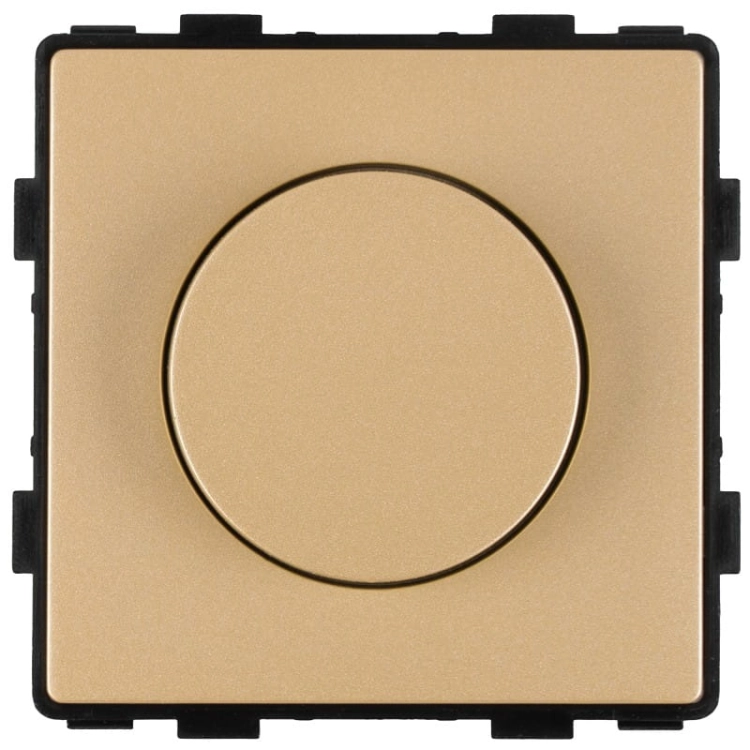 Modul Schalter Drehdimmer Für Licht Gold Für Rahmen