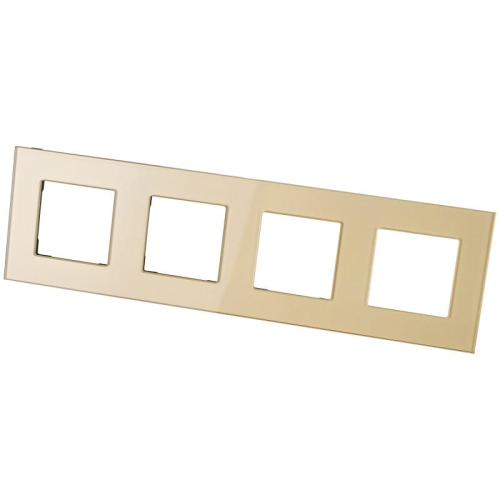 Glasrahmen Vierfach Gold Für Module MIUUN