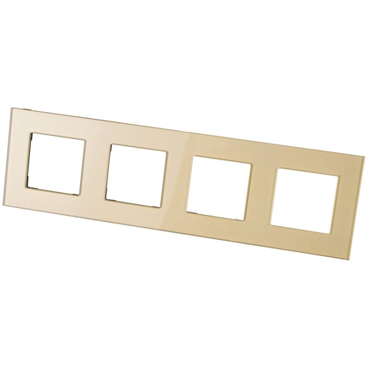 Glasrahmen Vierfach Gold Für Module MIUUN