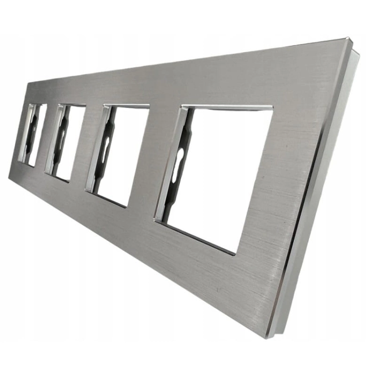 Vierfachrahmen Aluminium Vierfach