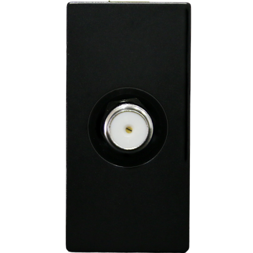 Modul SAT-Dose Typ F Schwarz Für Rahmen MIUUN