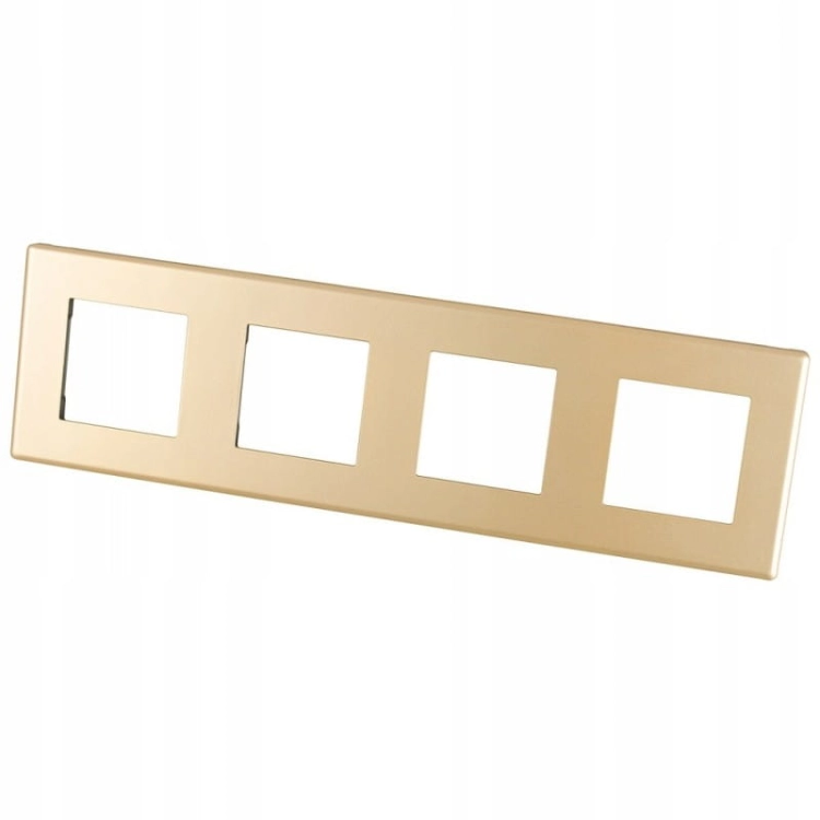 Vierfachrahmen Kunststoff Gold Für Module
