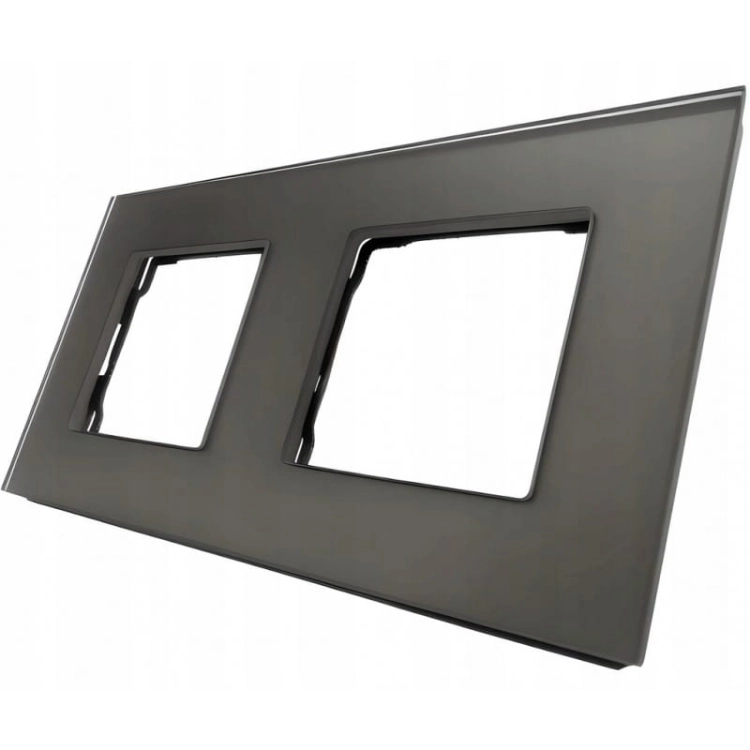 Glasrahmen Doppelt Grau Für Module MIUUN
