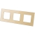 Glasrahmen Dreifach Gold Für Module MIUUN