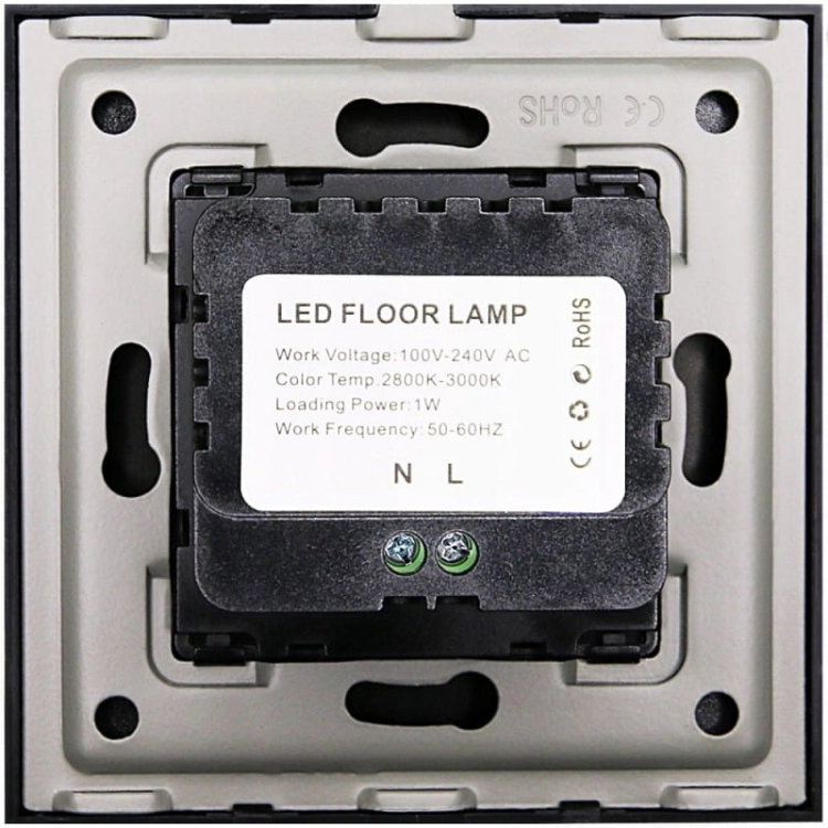LED-Treppenleuchte Warm 1W Aus Glas
