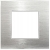 Einfachrahmen Aluminium Silber